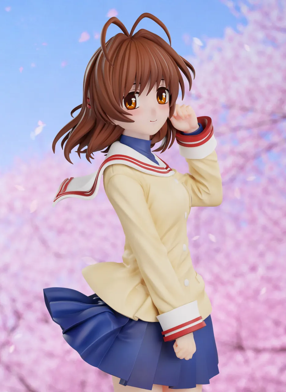 Bust Studio - CLANNAD Nagisa Furukawa TOPGK 1/6 Scale PU Bust