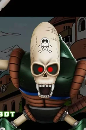 C Studio - One Piece Pirate Robot Skull Robot TOPGK 15.5cm Figure