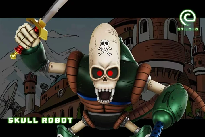 C Studio - One Piece Pirate Robot Skull Robot TOPGK 15.5cm Figure
