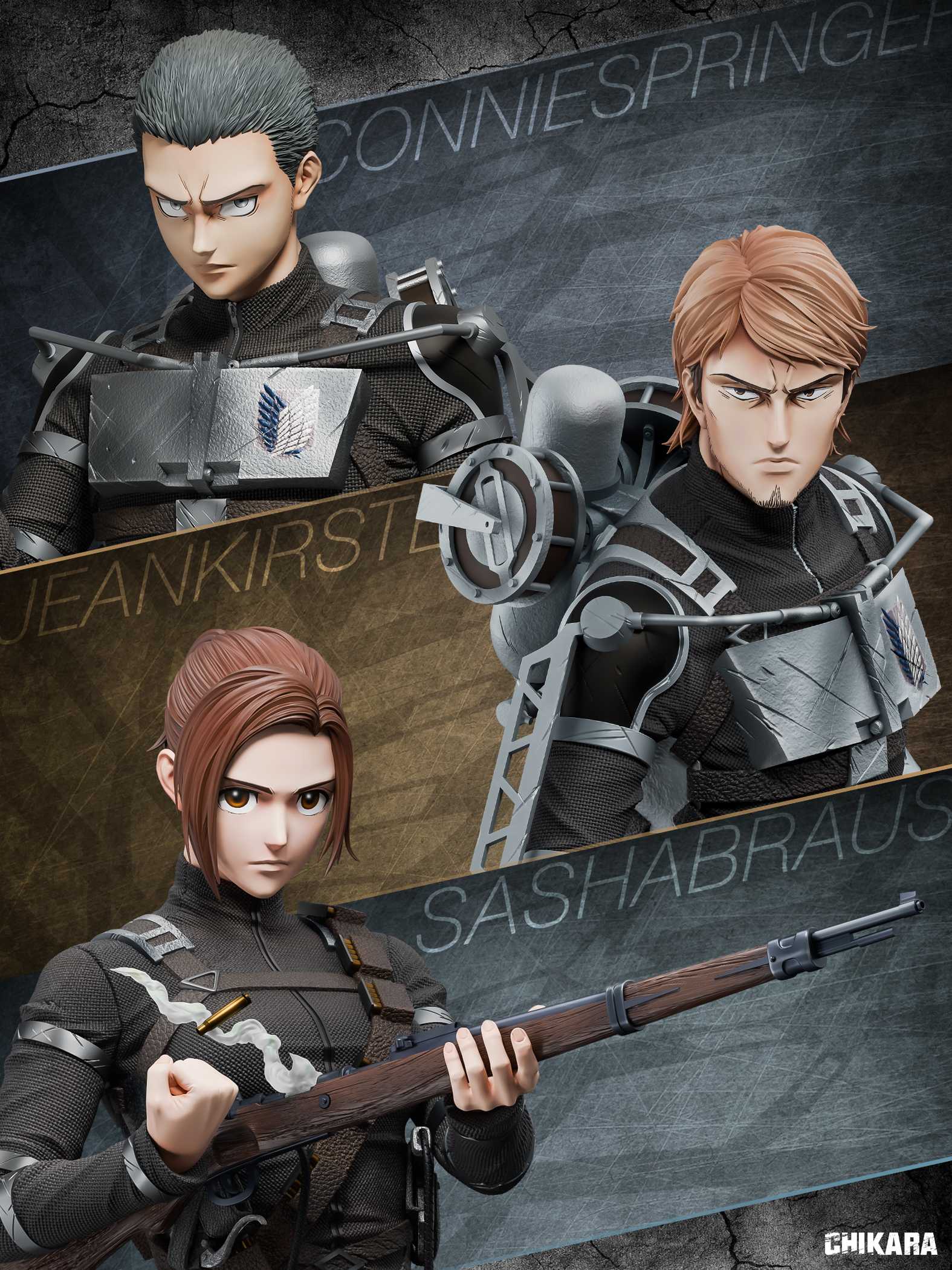 CHIKARA Studio Attack on Titan Sasha Braus Statue