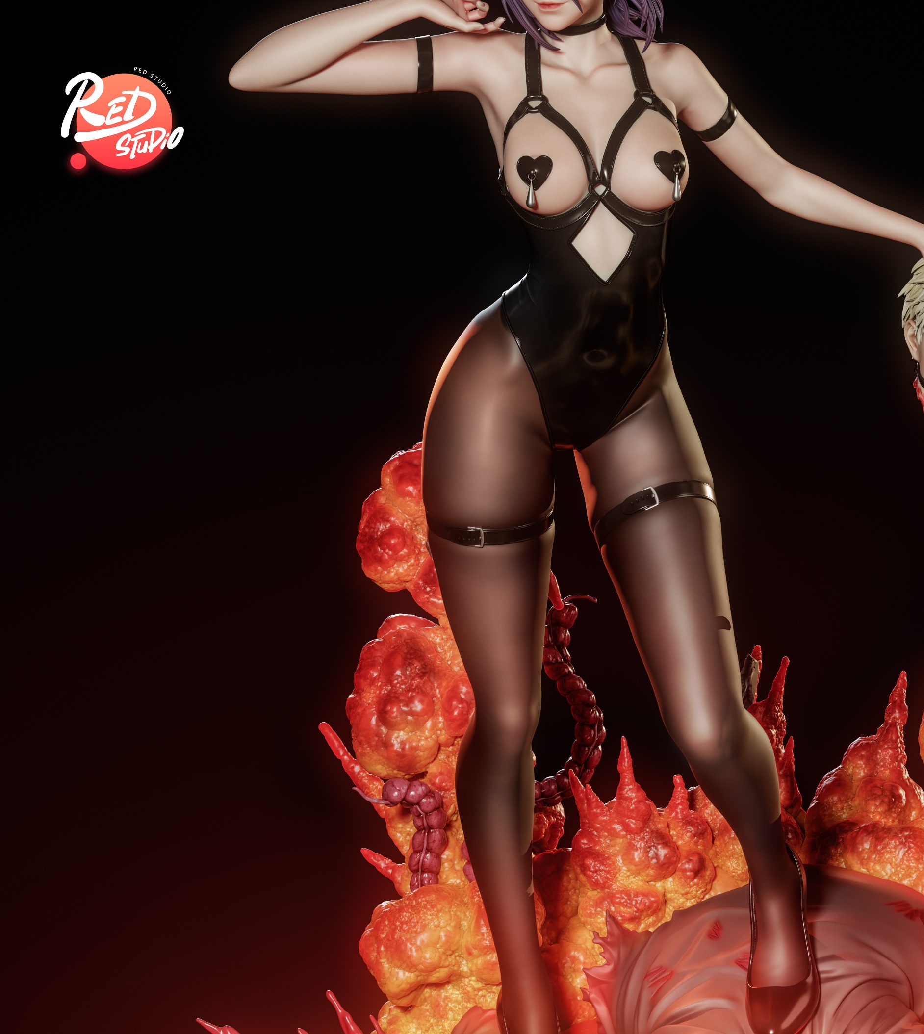 Chainsaw Man Reze 16 & 14 Scale TOPGK Statue – Red-Studio