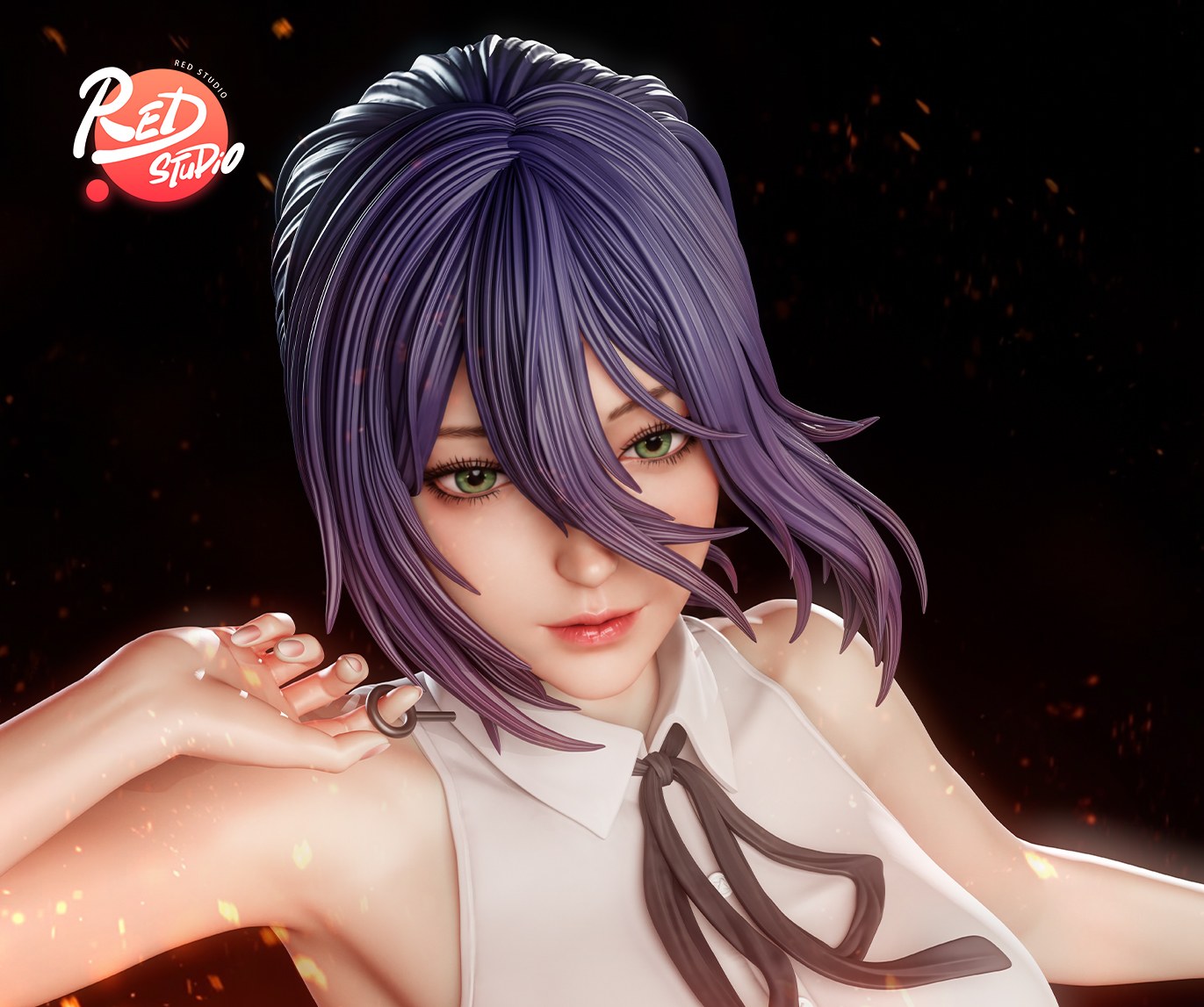 Chainsaw Man Reze 16 & 14 Scale TOPGK Statue – Red-Studio