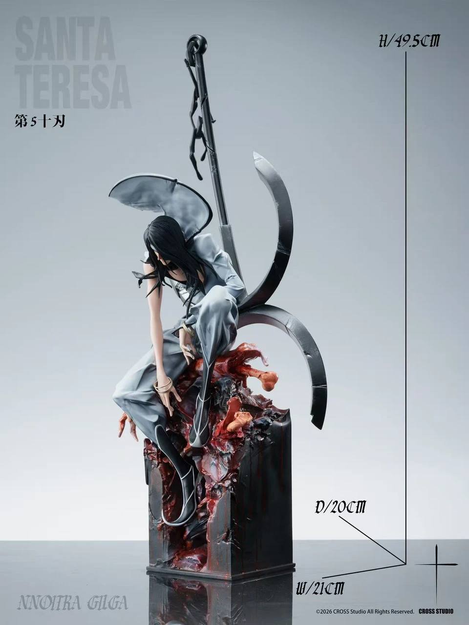 Cross Studio - Bleach Nnoitra Gilga TOPGK 1/6 Limited 188 Pieces Resin Statue