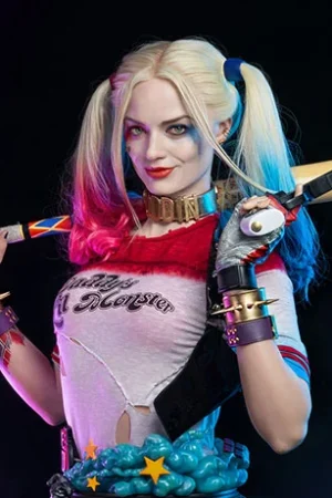 Infinity Studio DC Series Suicide Squad Harley Quinn 1:1 Life Size Bust