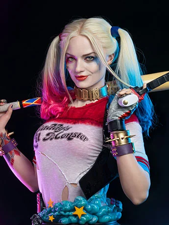 Infinity Studio DC Series Suicide Squad Harley Quinn 1:1 Life Size Bust