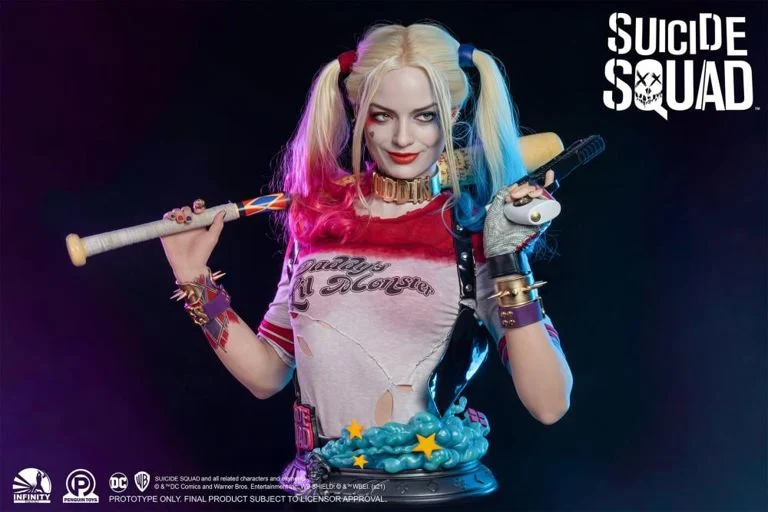 Infinity Studio DC Series Suicide Squad Harley Quinn 1:1 Life Size Bust