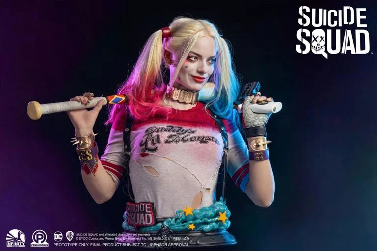 Infinity Studio DC Series Suicide Squad Harley Quinn 1:1 Life Size Bust