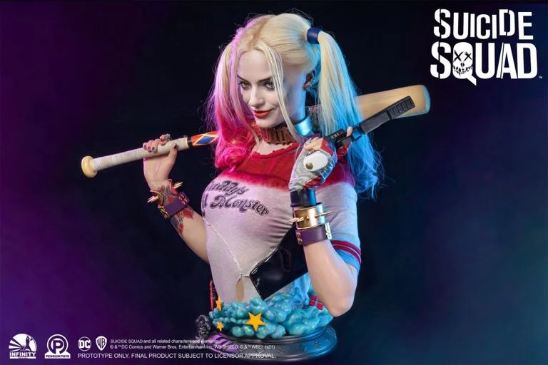 Infinity Studio DC Series Suicide Squad Harley Quinn 1:1 Life Size Bust