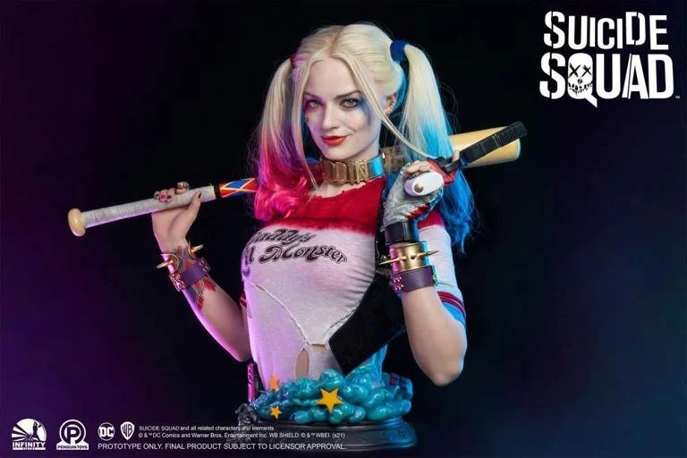 Infinity Studio DC Series Suicide Squad Harley Quinn 1:1 Life Size Bust