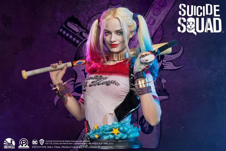 Infinity Studio DC Series Suicide Squad Harley Quinn 1:1 Life Size Bust