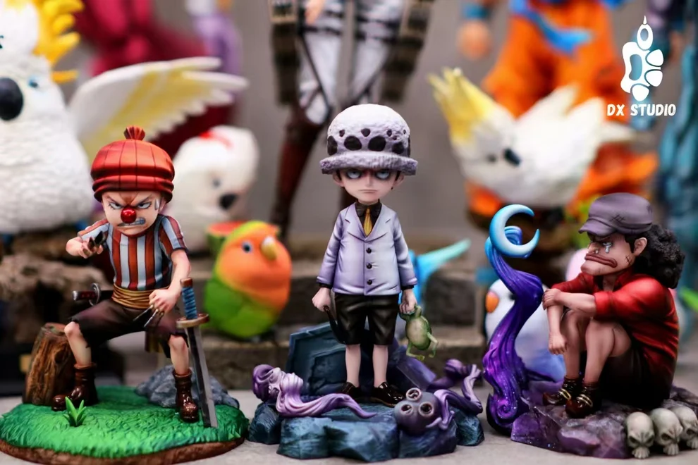 DX Studio – One Piece – Kid Buggy Trafalgar Law & Blackbeard Figure Set - Image 4