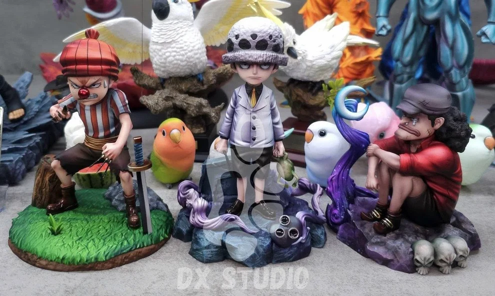 DX Studio – One Piece – Kid Buggy Trafalgar Law & Blackbeard Figure Set - Image 5
