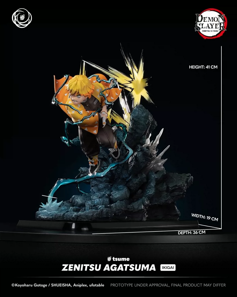 Demon Slayer Agatsuma Zenitsu Tsume Studio