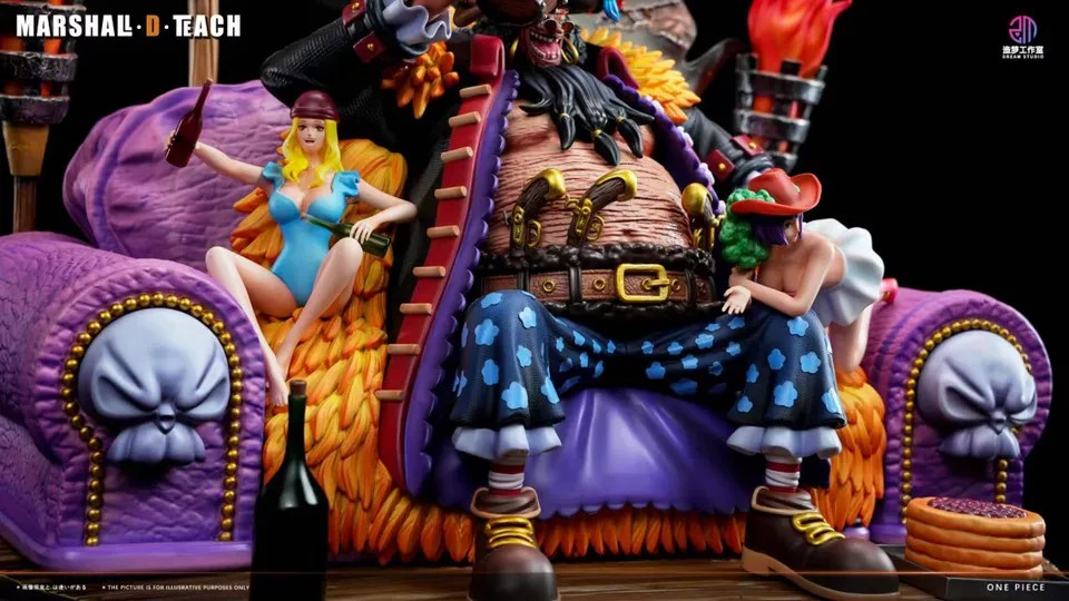 Dream Studio One Piece Blackbeard Marshall D Teach Statue