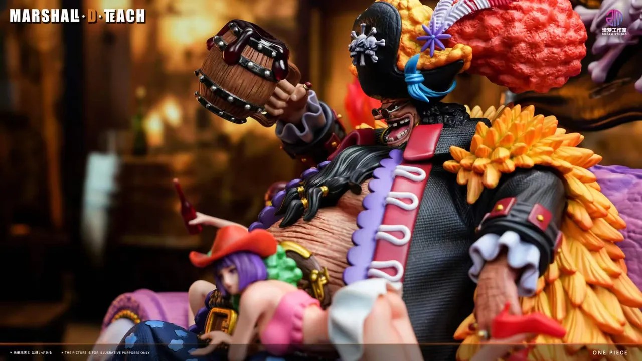 Dream Studio One Piece Blackbeard Marshall D Teach Statue