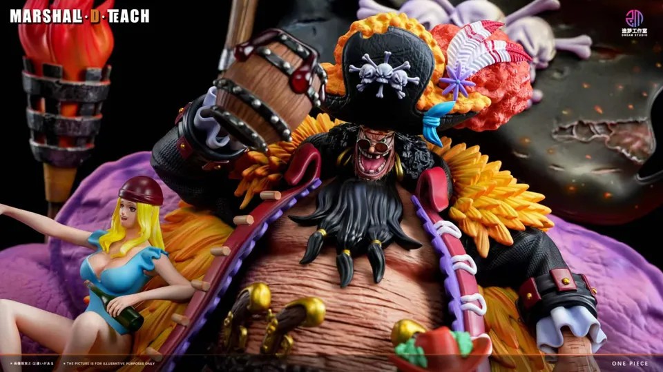 Dream Studio One Piece Blackbeard Marshall D Teach Statue