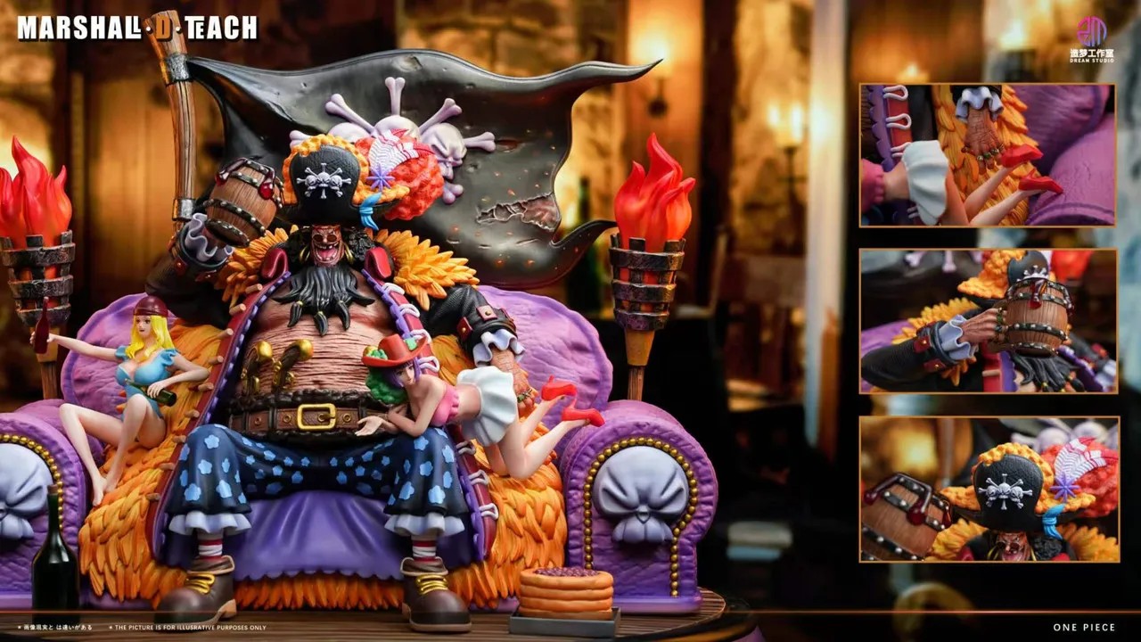 Dream Studio One Piece Blackbeard Marshall D Teach Statue