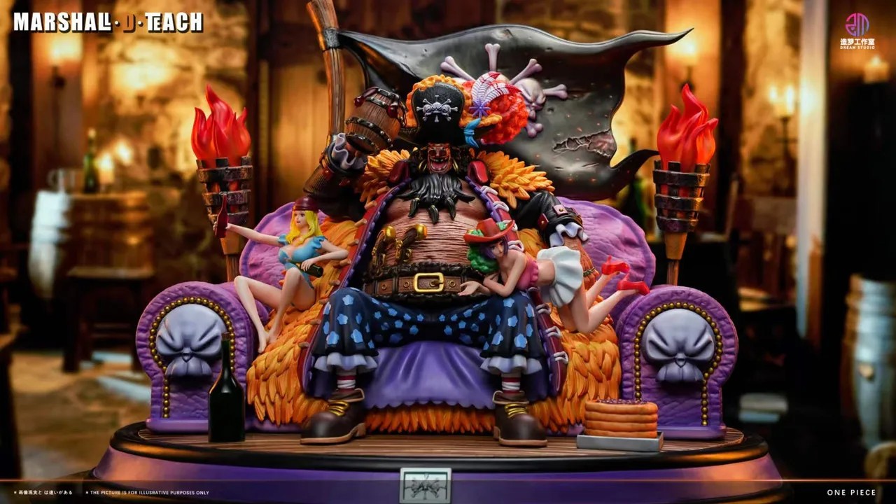Dream Studio One Piece Blackbeard Marshall D Teach Statue