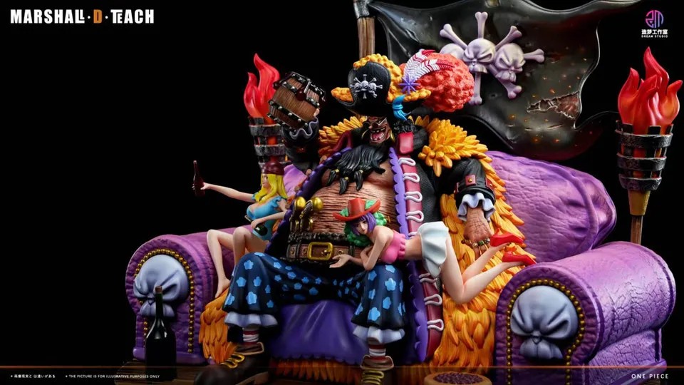 Dream Studio One Piece Blackbeard Marshall D Teach Statue