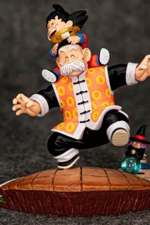 Alternative view of FOX Studio – Dragon Ball Grandpa Gohan & Kid Goku Figure Set – Limited Edition