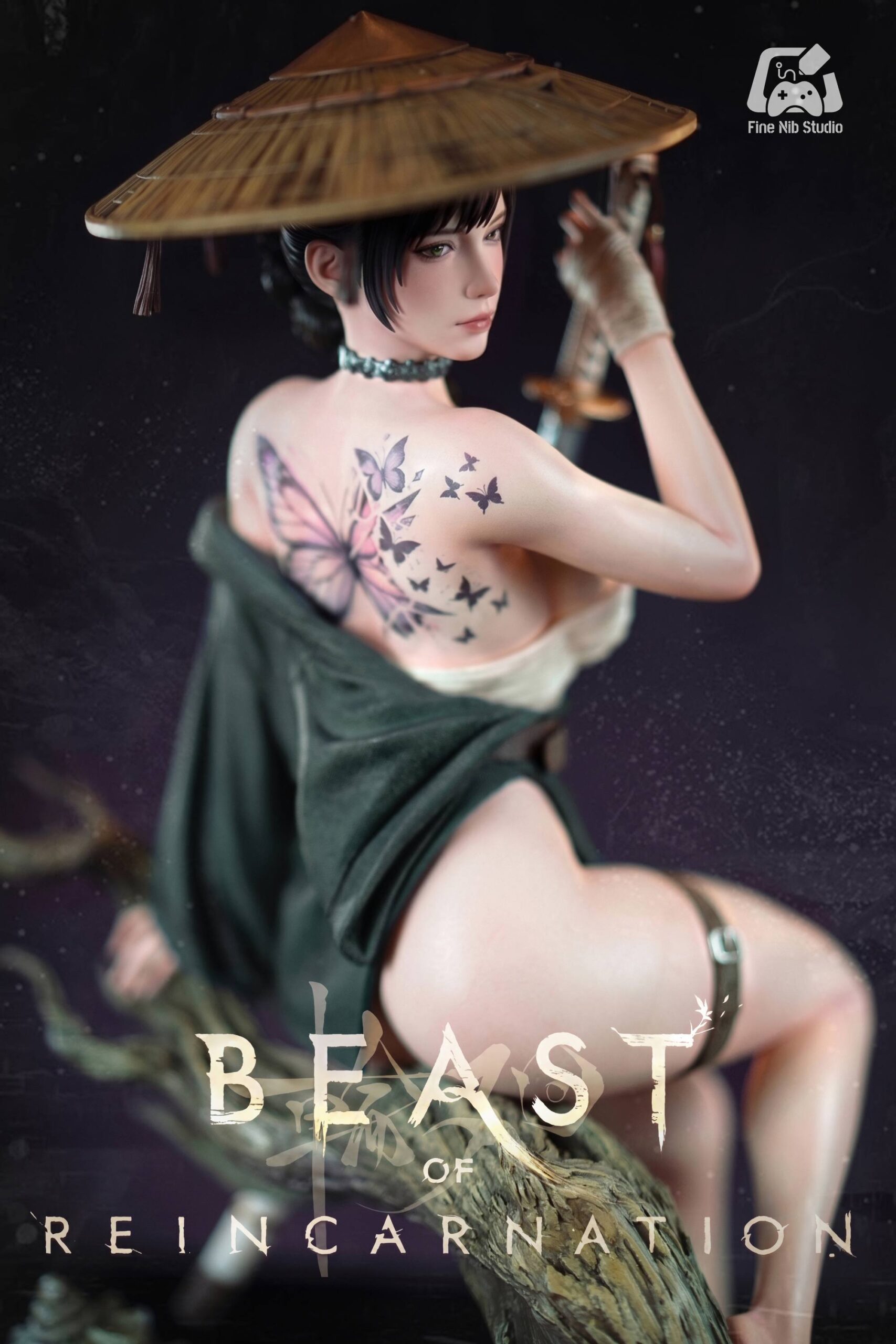 Fine Nib Studio – “Beast of Reincarnation” Emma (Cosplayer Version) 1/4 Figure