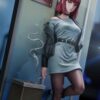 Firefly Studio Smoking Behind the Supermarket with You Yamada Statue