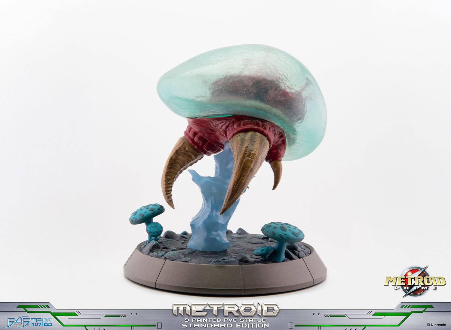First 4 Figures – Metroid Prime – Metroid Glow-in-the-Dark Soft Vinyl Figure - Image 3