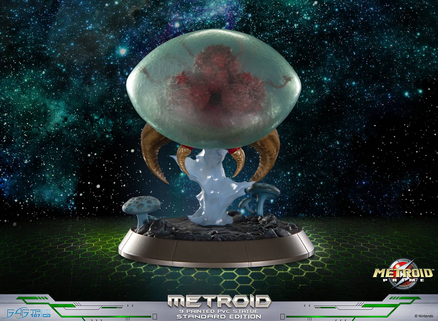 First 4 Figures – Metroid Prime – Metroid Glow-in-the-Dark Soft Vinyl Figure - Image 5