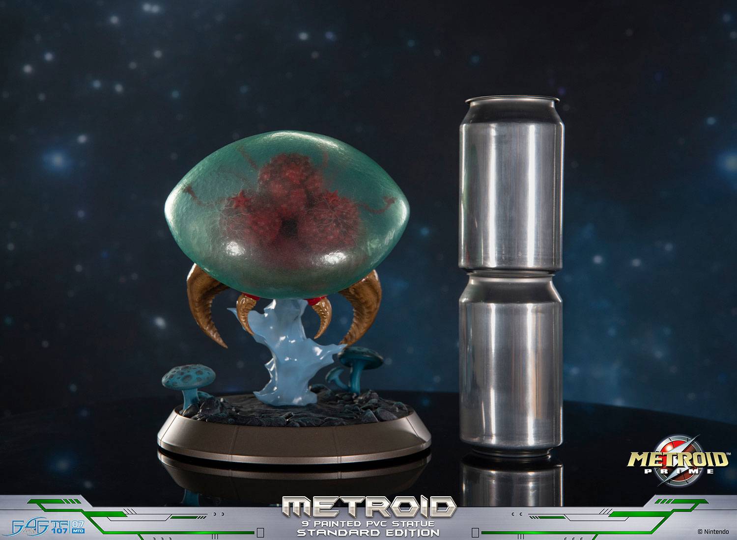 First 4 Figures – Metroid Prime – Metroid Glow-in-the-Dark Soft Vinyl Figure - Image 6