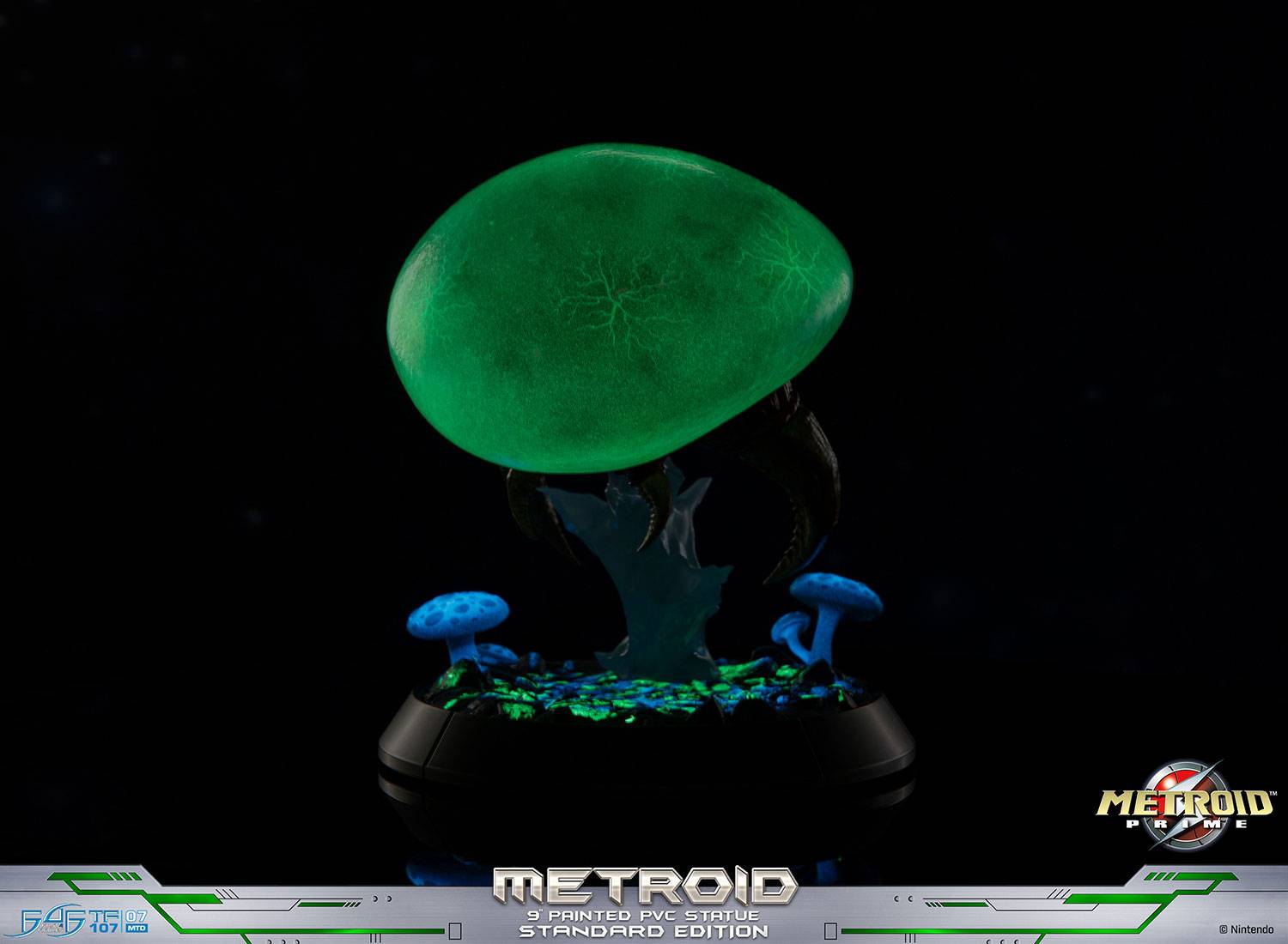 First 4 Figures – Metroid Prime – Metroid Glow-in-the-Dark Soft Vinyl Figure - Image 10