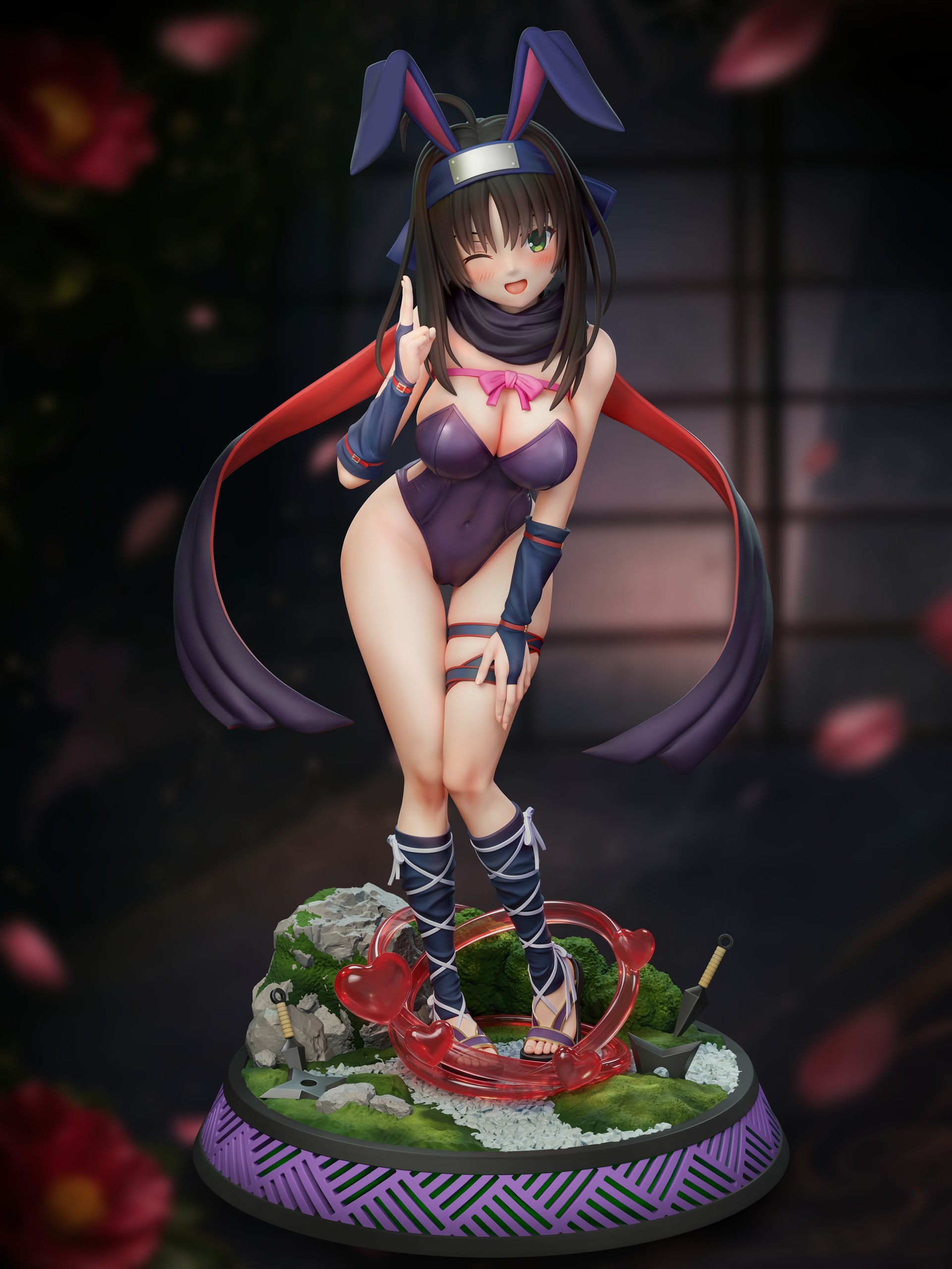 GAL Studio Senren Banka Hitachi Mako Statue