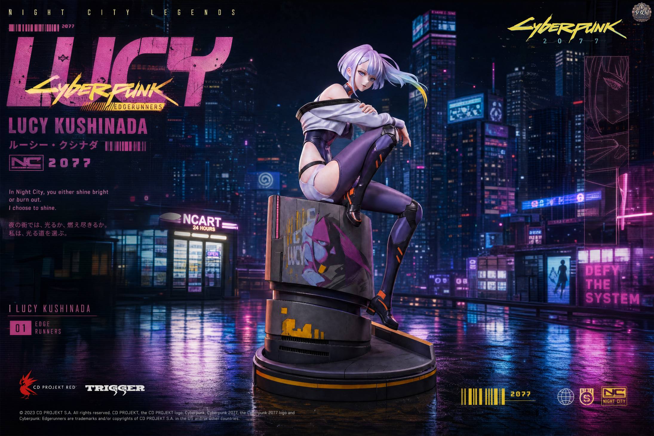 Girl's House GK Studio Cyberpunk: Edgerunners Lucy Statue