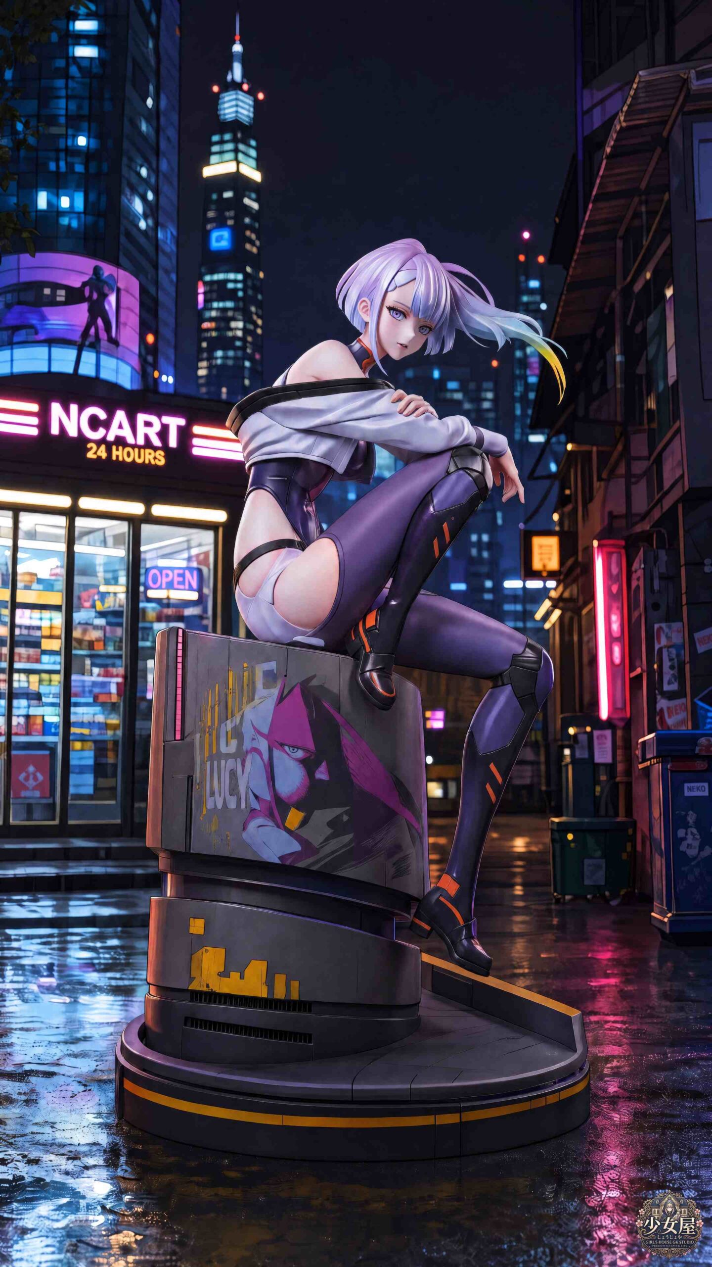Girl's House GK Studio Cyberpunk: Edgerunners Lucy Statue