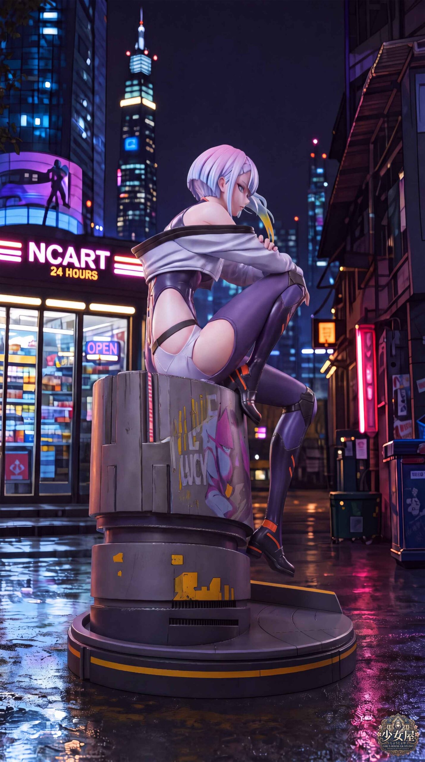 Girl's House GK Studio Cyberpunk: Edgerunners Lucy Statue