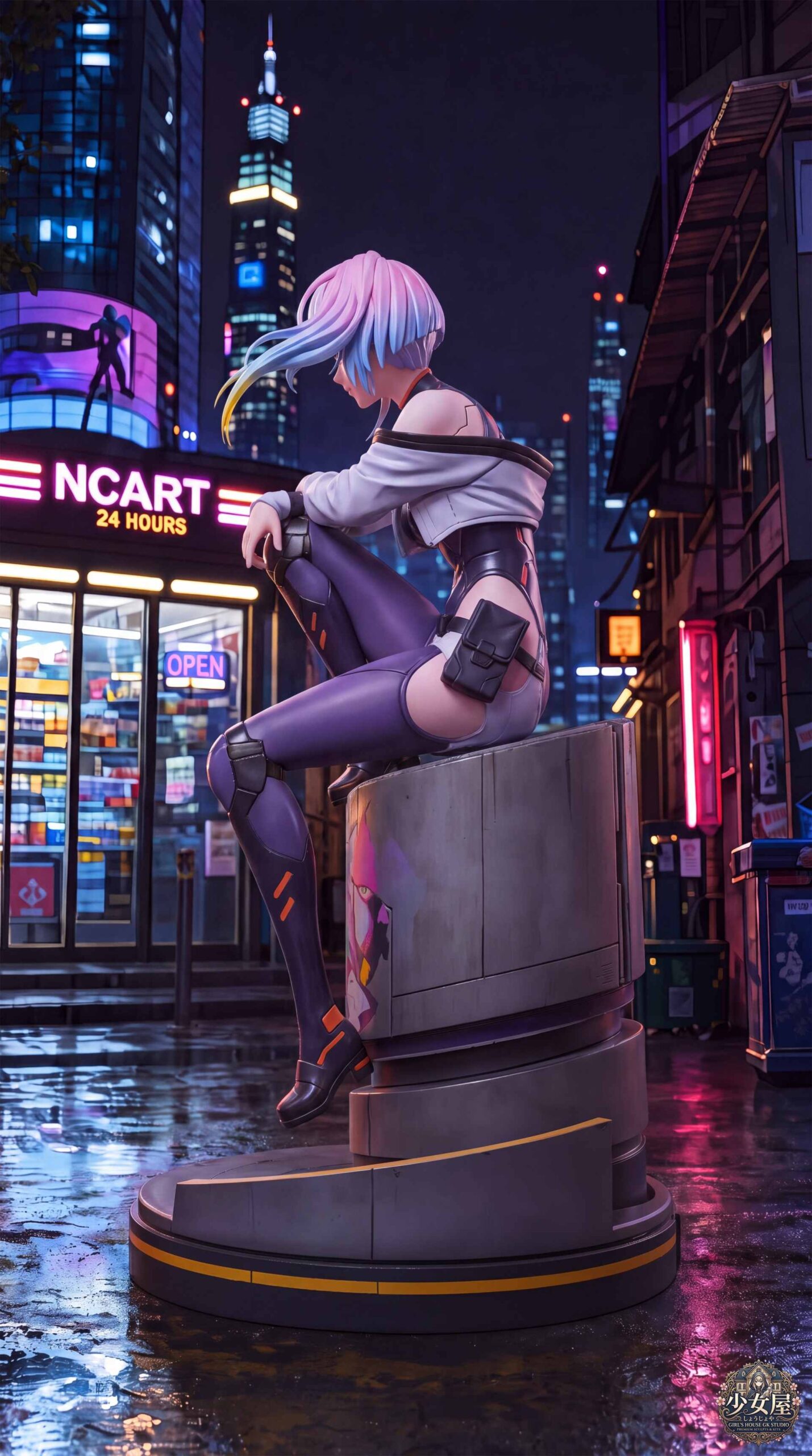 Girl's House GK Studio Cyberpunk: Edgerunners Lucy Statue