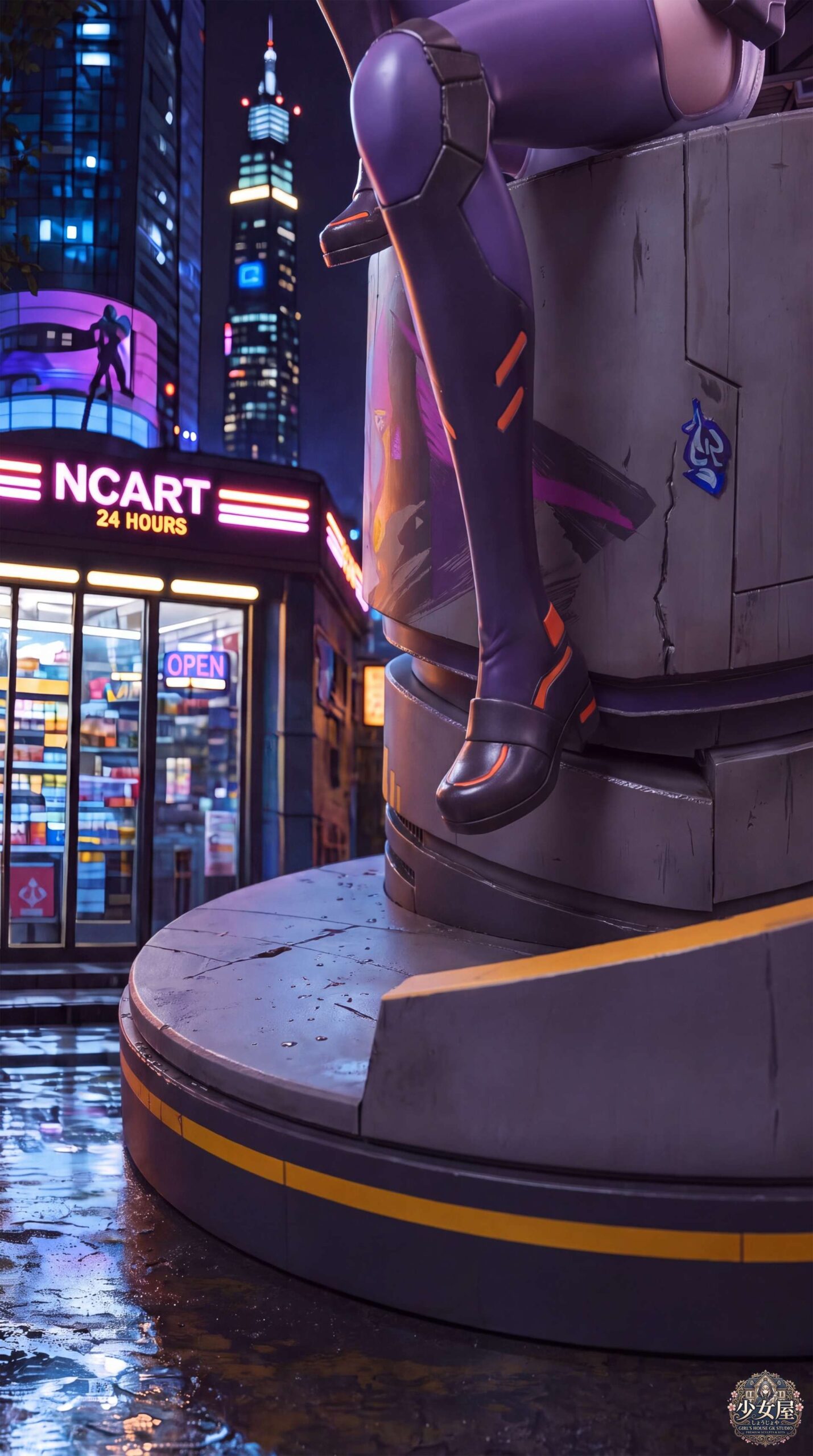 Girl's House GK Studio Cyberpunk: Edgerunners Lucy Statue