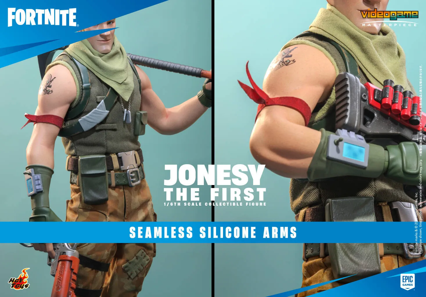 Hot Toys – Fortnite Jonesy The First VGM85 1/6 Scale Figure (Licensed)