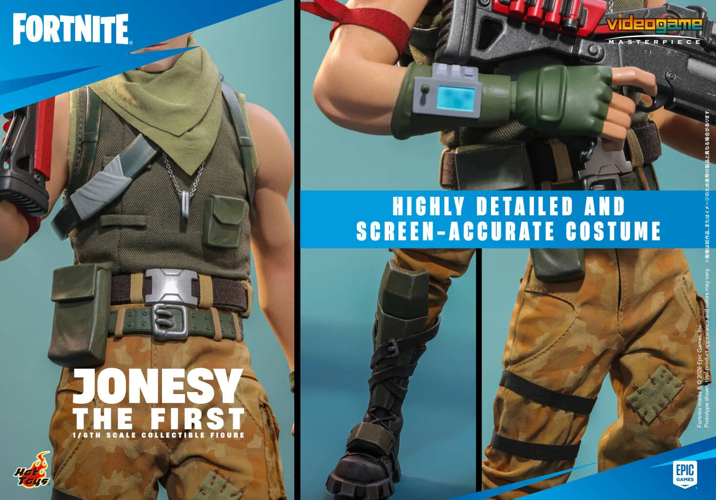 Hot Toys – Fortnite Jonesy The First VGM85 1/6 Scale Figure (Licensed)