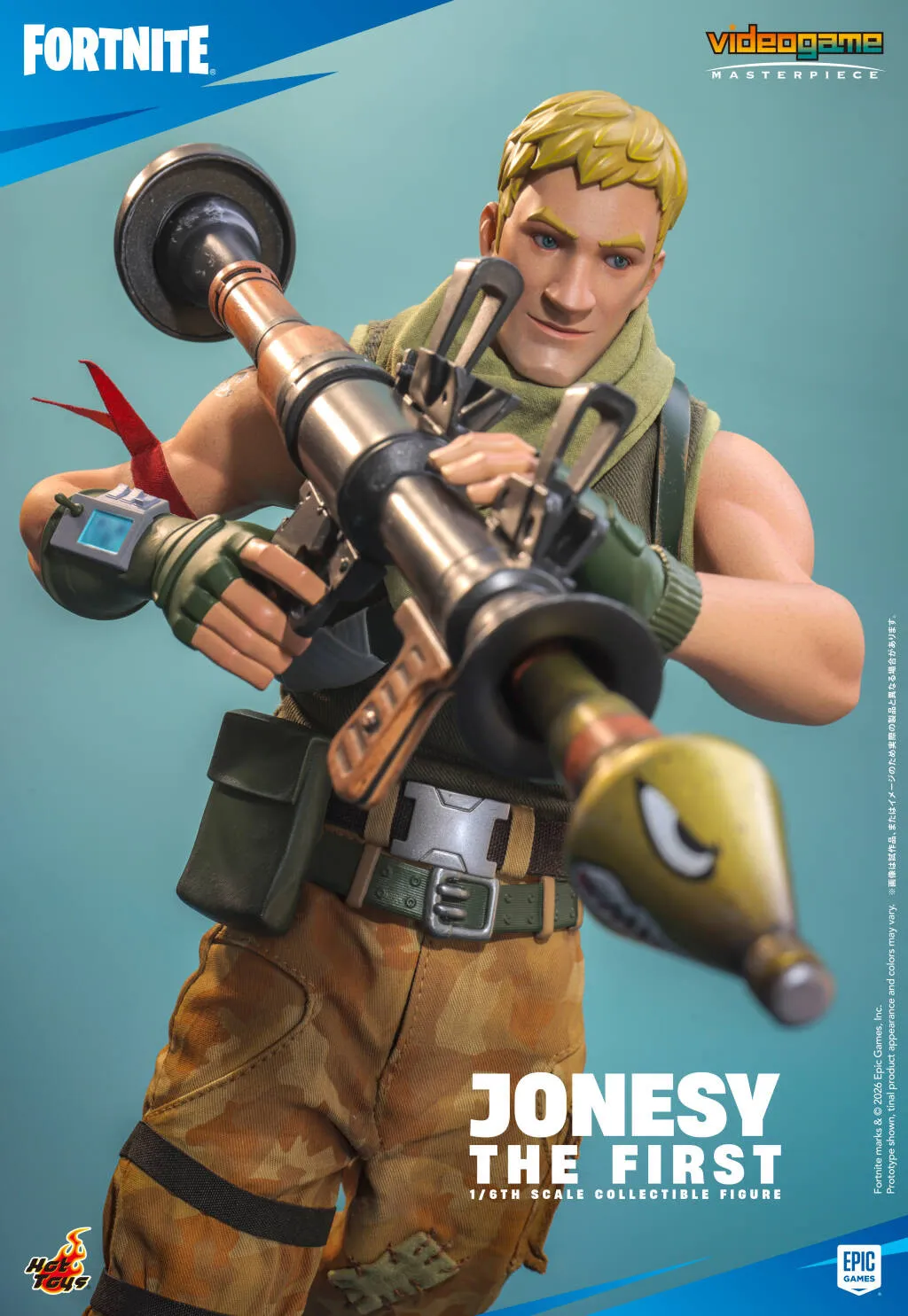 Hot Toys – Fortnite Jonesy The First VGM85 1/6 Scale Figure (Licensed)