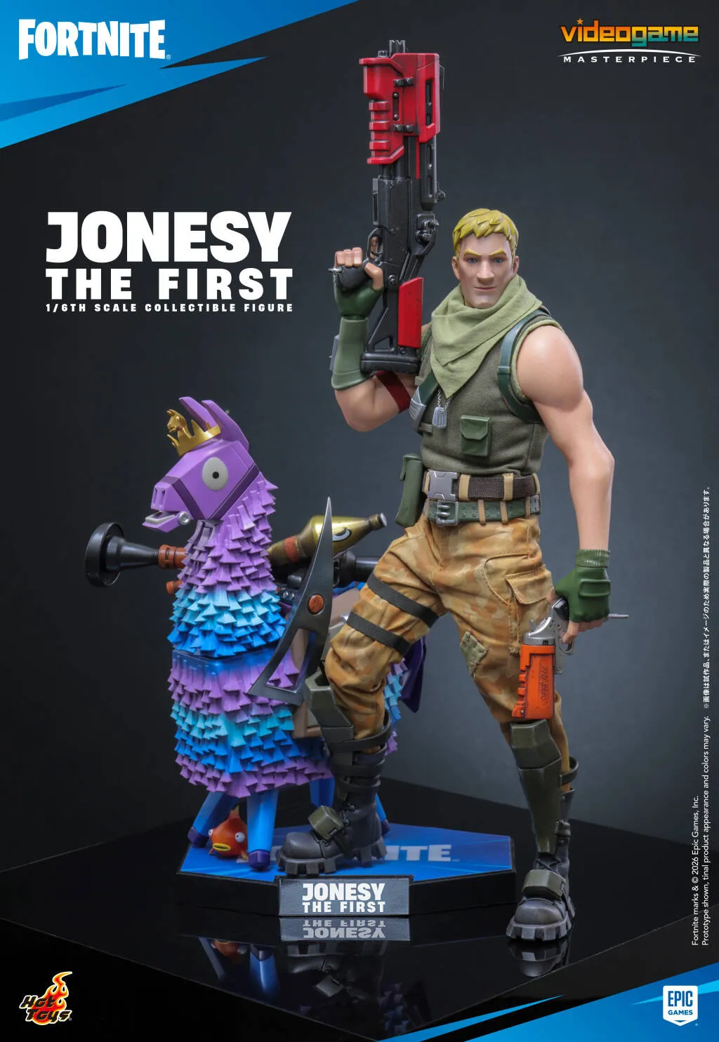 Hot Toys – Fortnite Jonesy The First VGM85 1/6 Scale Figure (Licensed)