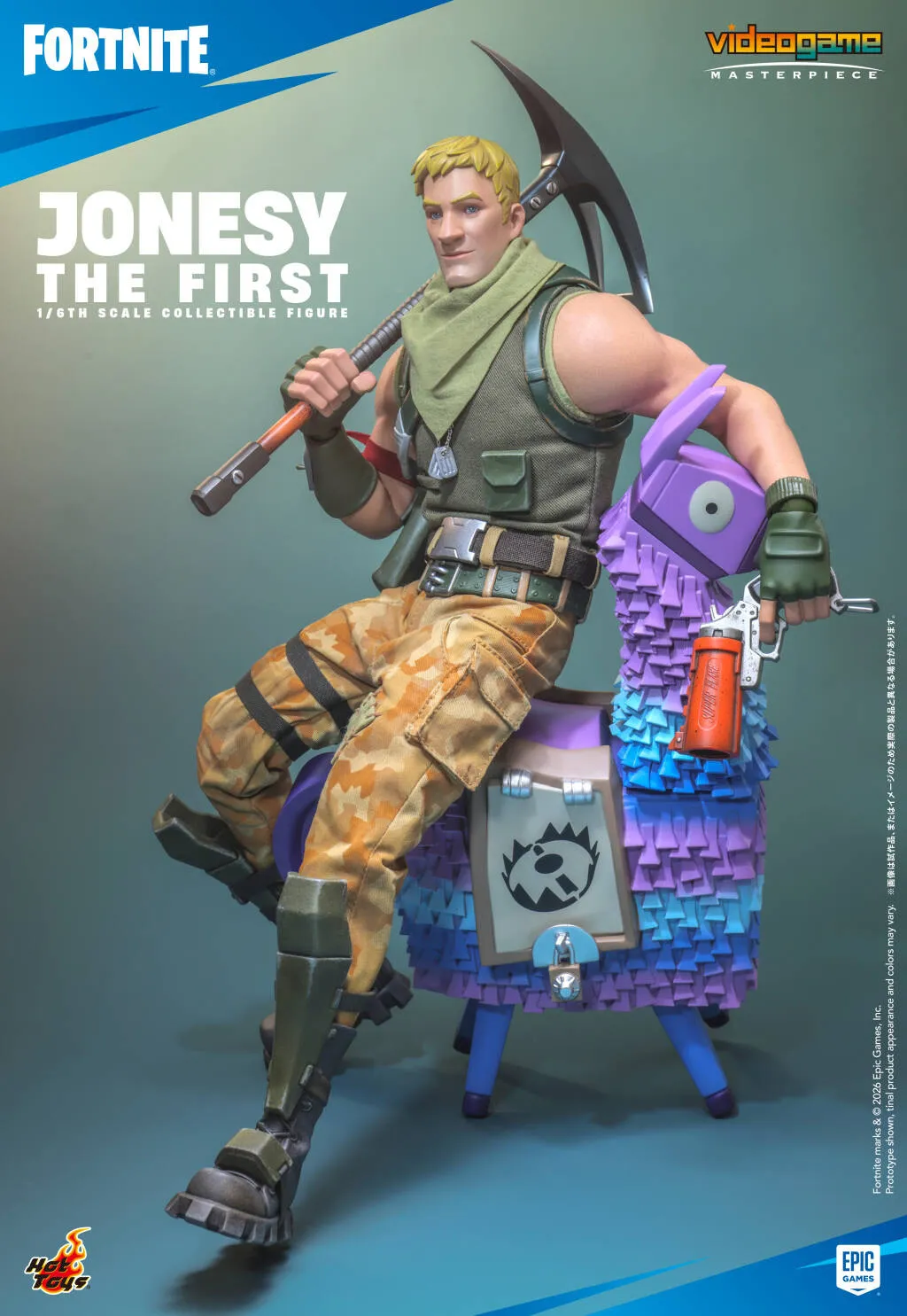 Hot Toys – Fortnite Jonesy The First VGM85 1/6 Scale Figure (Licensed)