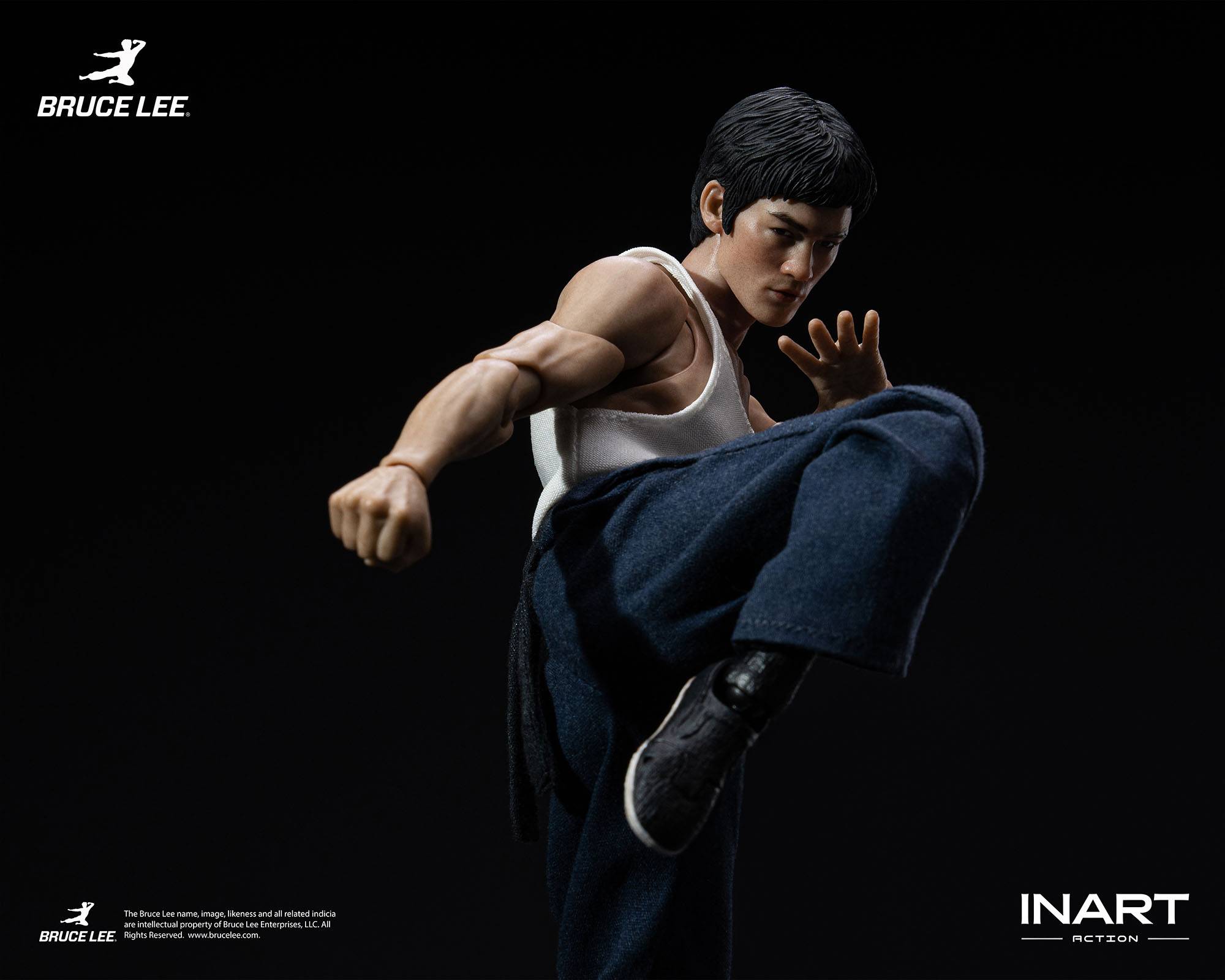 INART - Bruce Lee - 1/12 Scale Kung Fu Outfit Version Action Figure TOPGK