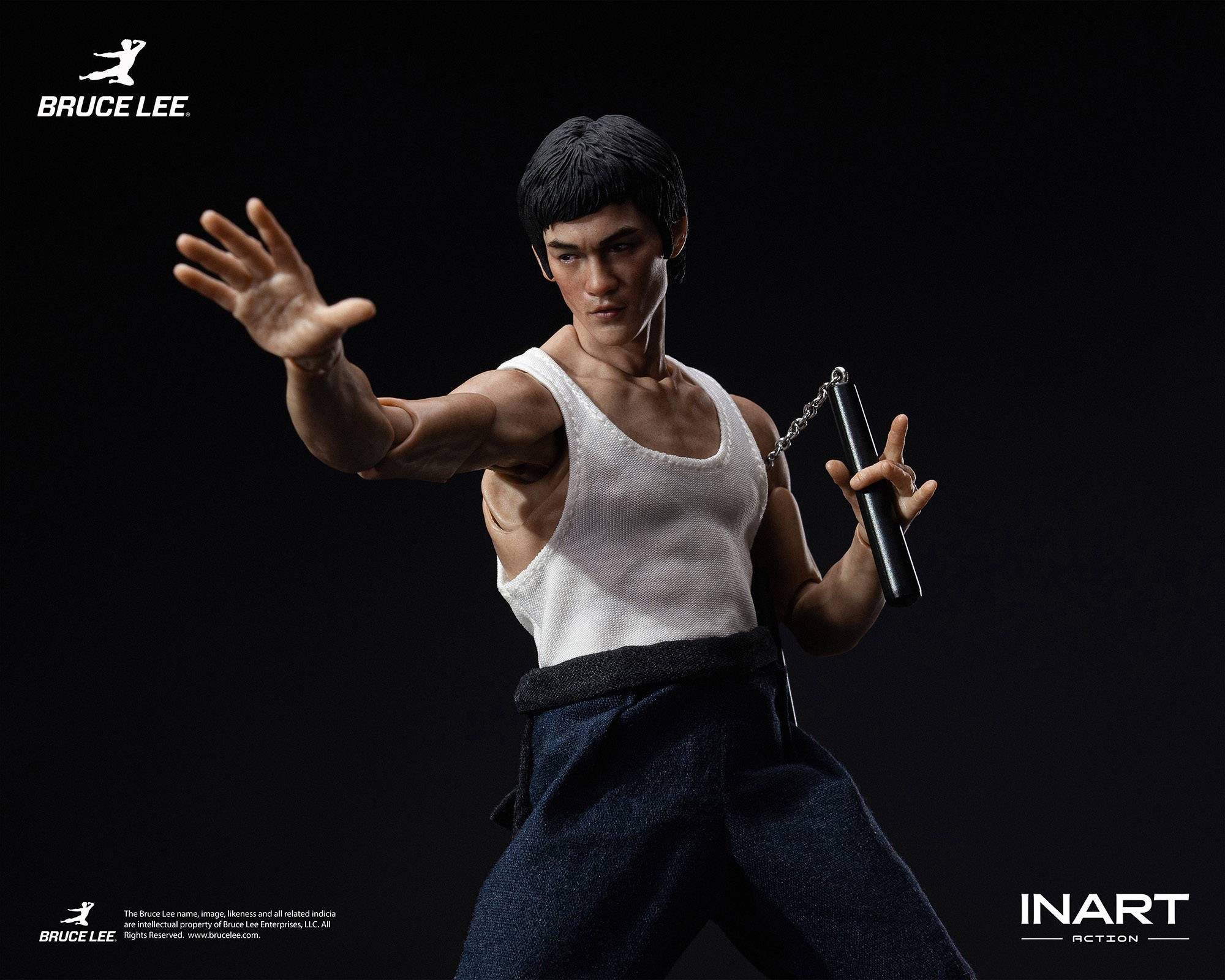 INART - Bruce Lee - 1/12 Scale Kung Fu Outfit Version Action Figure TOPGK