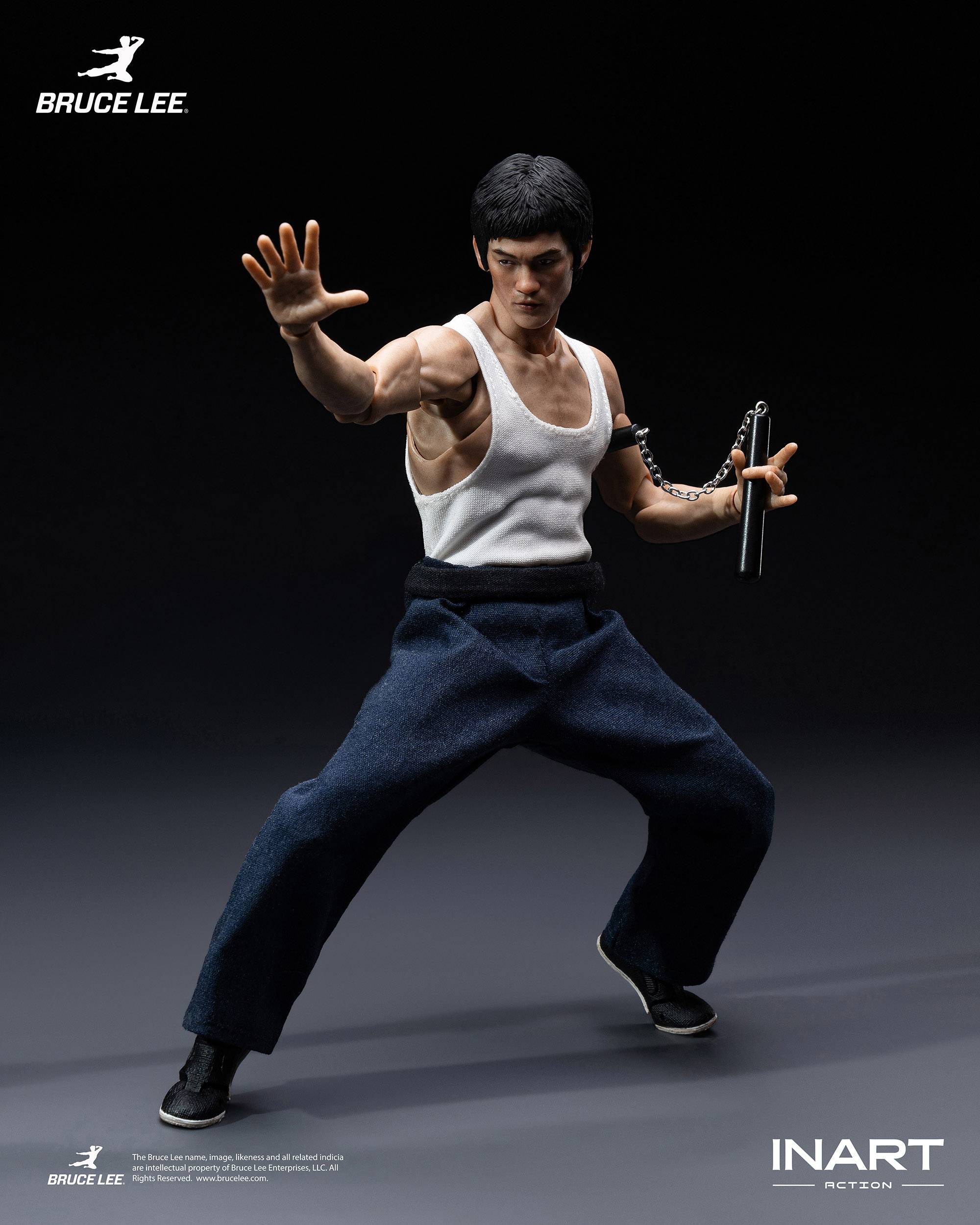 INART - Bruce Lee - 1/12 Scale Kung Fu Outfit Version Action Figure TOPGK