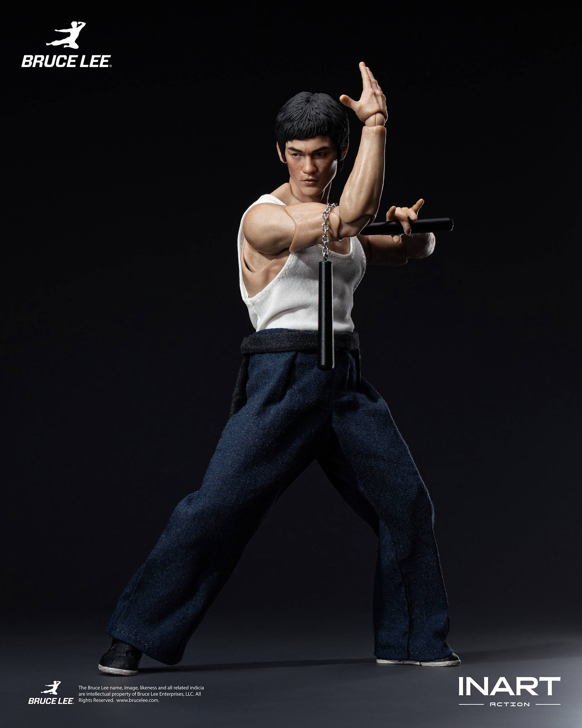 INART - Bruce Lee - 1/12 Scale Kung Fu Outfit Version Action Figure TOPGK