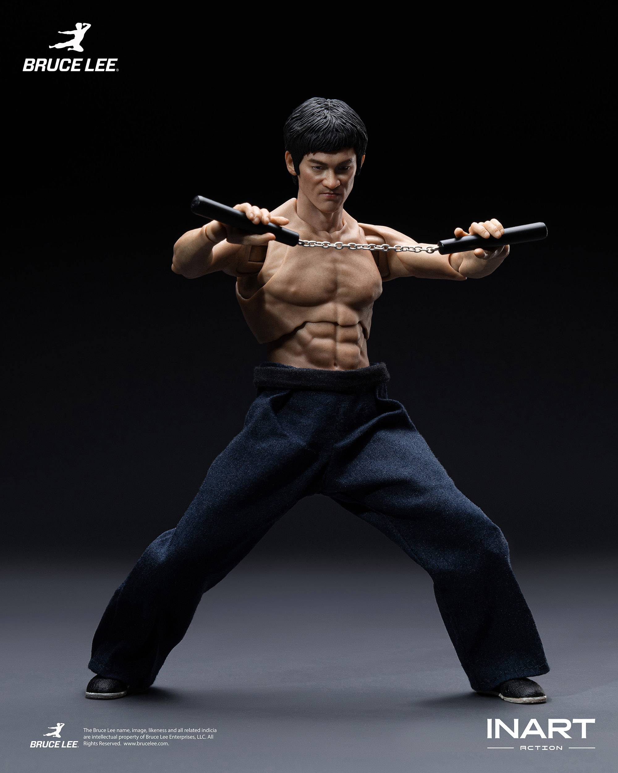 INART - Bruce Lee - 1/12 Scale Kung Fu Outfit Version Action Figure TOPGK