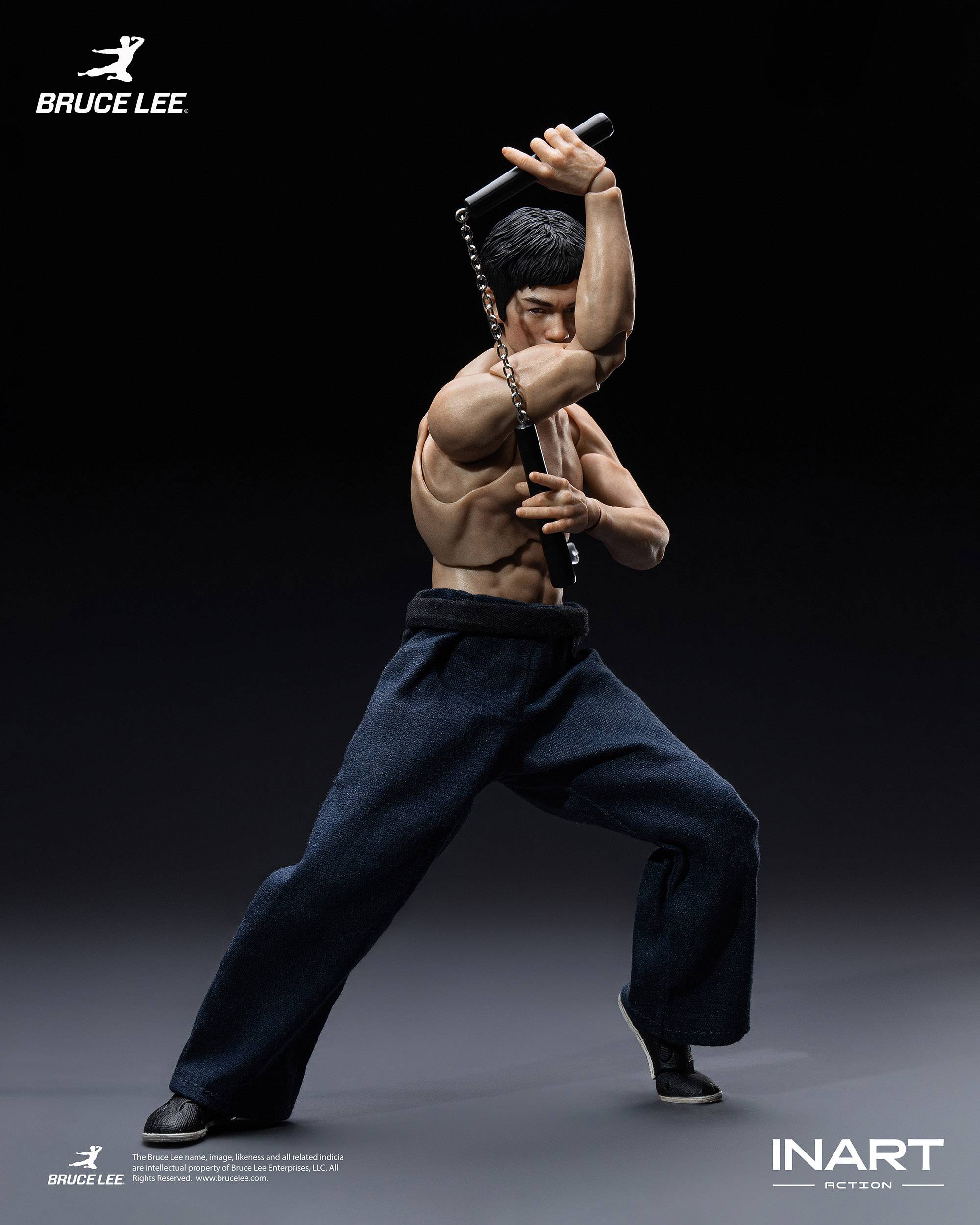 INART - Bruce Lee - 1/12 Scale Kung Fu Outfit Version Action Figure TOPGK