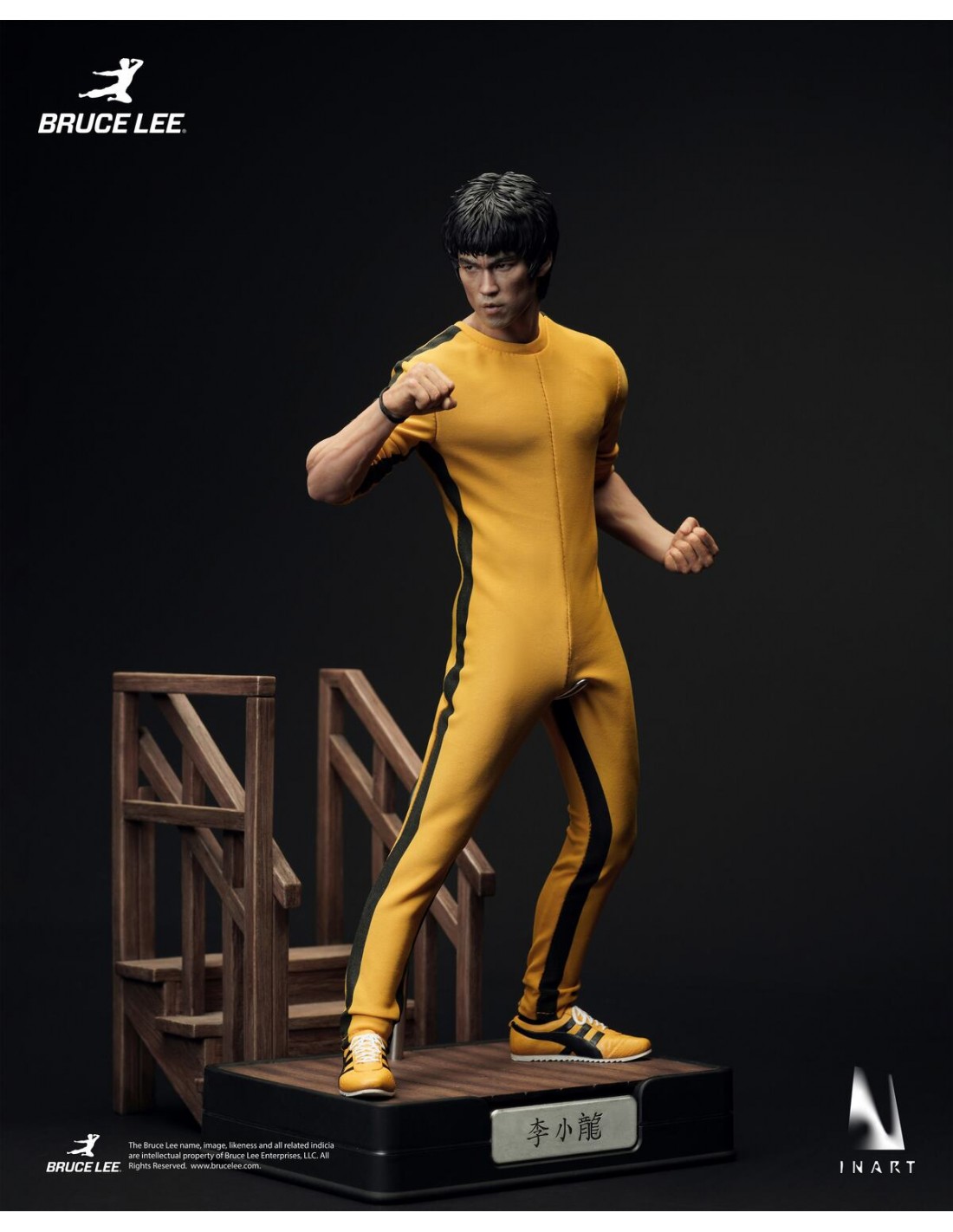 INART – Bruce Lee (Yellow Jumpsuit) – Bruce Lee Collectible Figure 1/6 Scale (Licensed) - Image 8