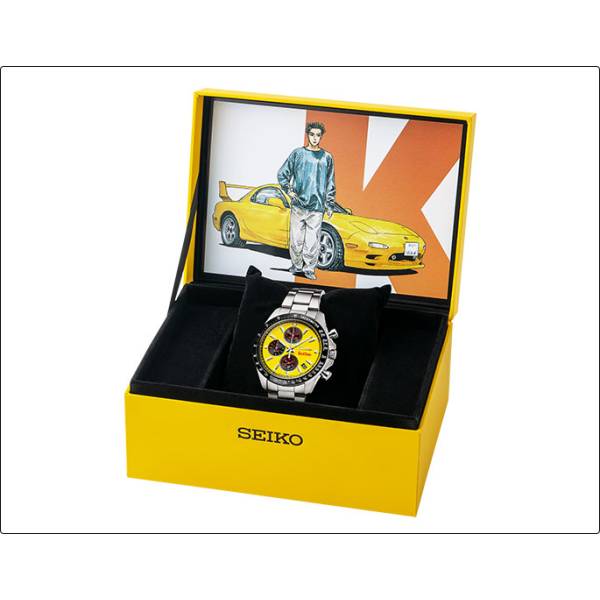 Initial D Keisuke Takahashi RX-7 FD3S Model Chronograph Watch Premico x SEIKO
