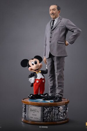 Alternative view of Iron Studios / Hot Toys – Disney – Walt Disney & Mickey Mouse 1/4 Scale Deluxe Legacy Replica Statue